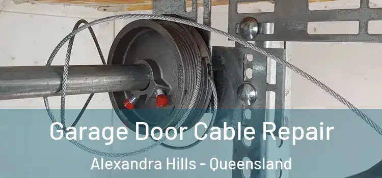 Garage Door Cable Repair Alexandra Hills - Queensland