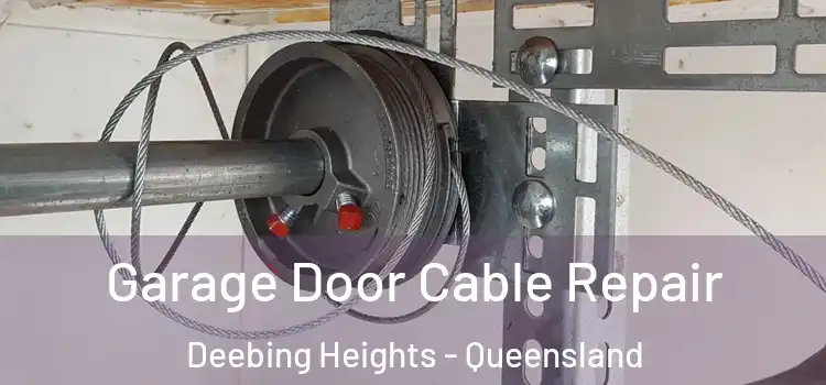 Garage Door Cable Repair Deebing Heights - Queensland