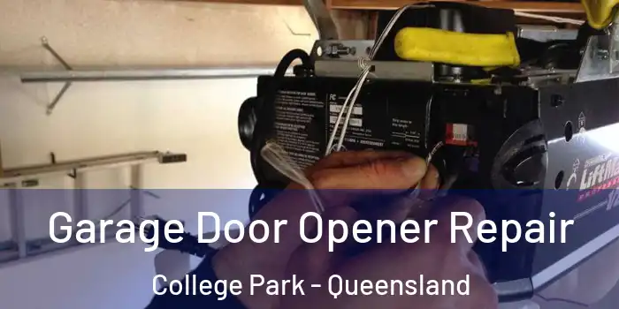 Garage Door Opener Repair College Park - Queensland