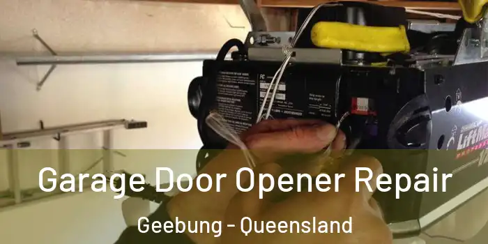 Garage Door Opener Repair Geebung - Queensland
