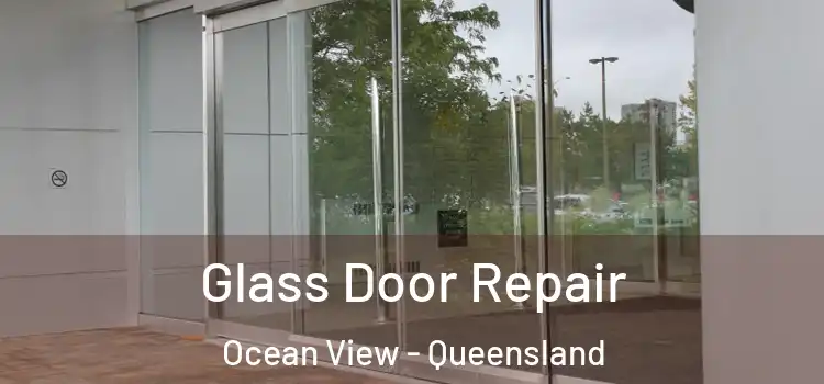 Glass Door Repair Ocean View - Queensland