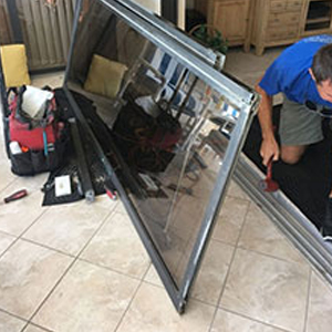 sliding glass door frame repair Calamvale